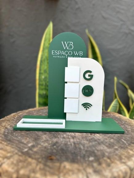 Placa de Pix - Personalizada 4 - Espaço Wb