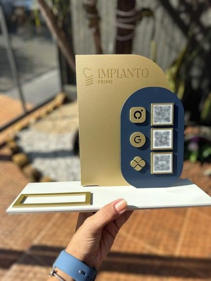 Placa de Pix - Personalizada 4 - Implanto Pime