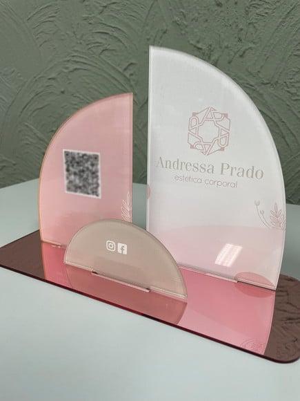 Placa de Pix - Personalizada 5-andressa P. Estetica Corporal