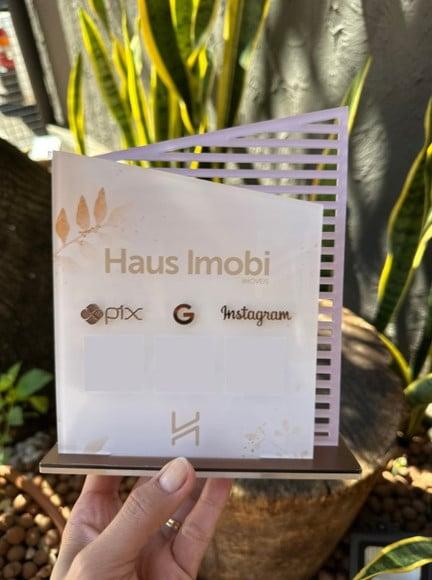 Placa de Pix - Personalizada 7 - Haus Imob