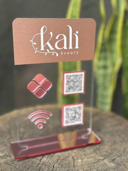Placa de Pix - Personalizada 8 - Kali