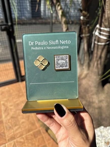 Placa de Pix - Personalizada 8 - Dr Paulo Pediatra