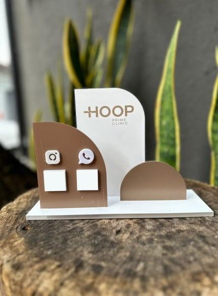 Placa de Pix - Personalizada 9 - Hoop Prime Clinic