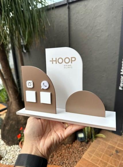 Placa de Pix - Personalizada 9 - Hoop Prime Clinic