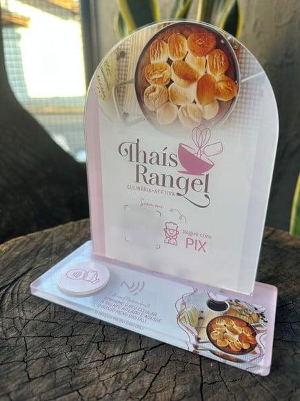 Placa de Pix com Tag Nfc - Personalizada 3