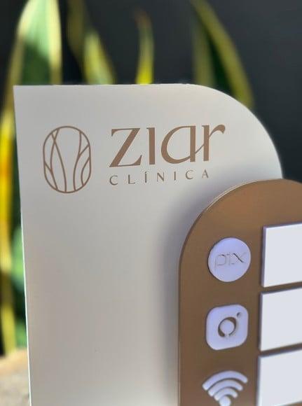 Placa de Pix com Tag Nfc - Personalizada 3 - Ziar Clinica