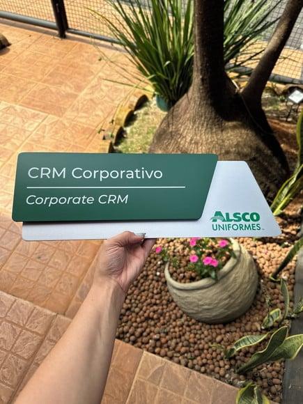 Placa de Sala - Modelo Onix Formato Personalizado 45x15