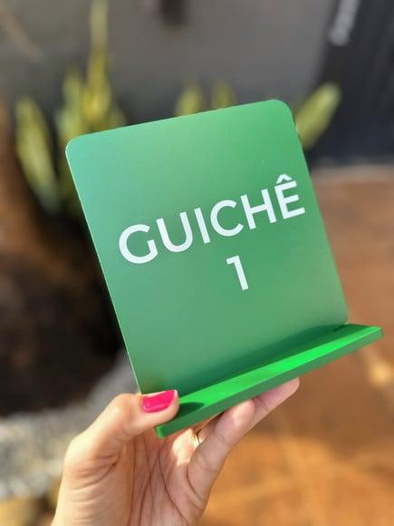 Placa Identificação de Mesa Personalizada