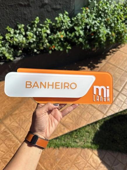 Placa Identificação de Sala - Modelo Adamantium