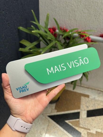 Placa Identificação de Sala - Modelo Adamantium