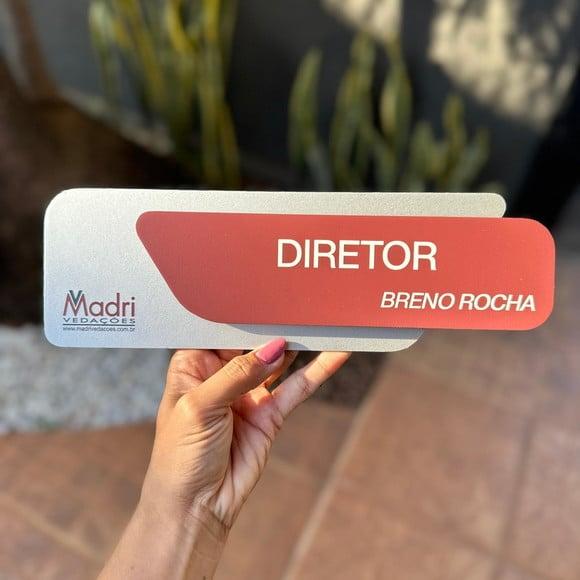 Placa Identificação de Sala - Modelo Adamantium
