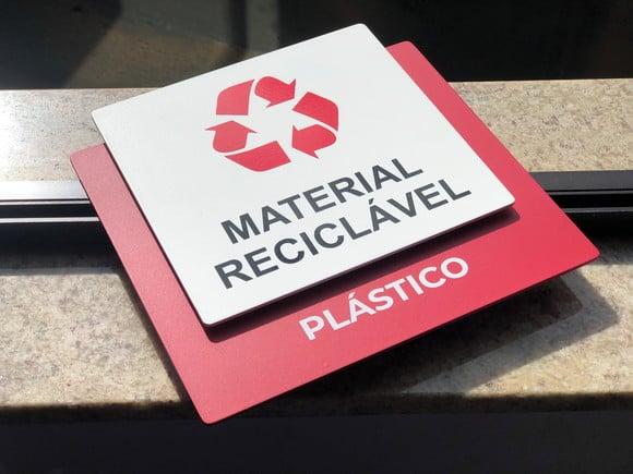 Placa Identificação de Sala - Modelo Ágata 32x26