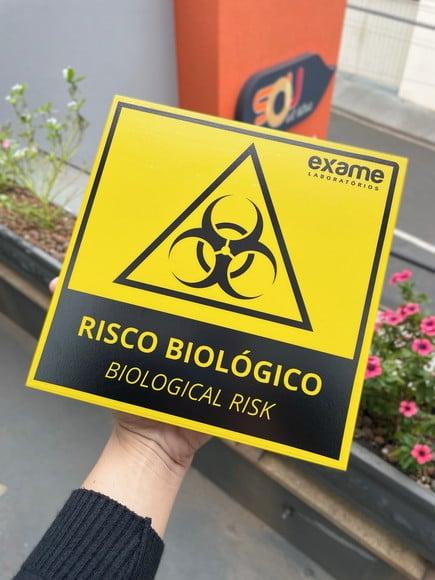 Placa Identificação de Sala - Modelo Caulim