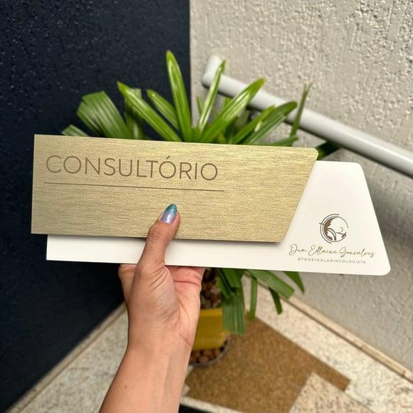Placa Identificação de Sala - Modelo Onix