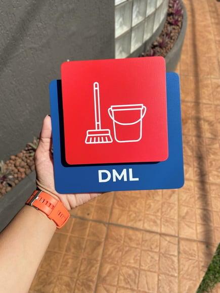 Placa Identificação Dml