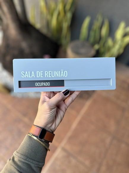 Placa Identificação Porta - Livre Ocupado