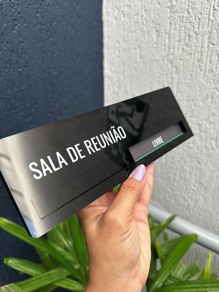 Placa Identificação Porta - Livre Ocupado