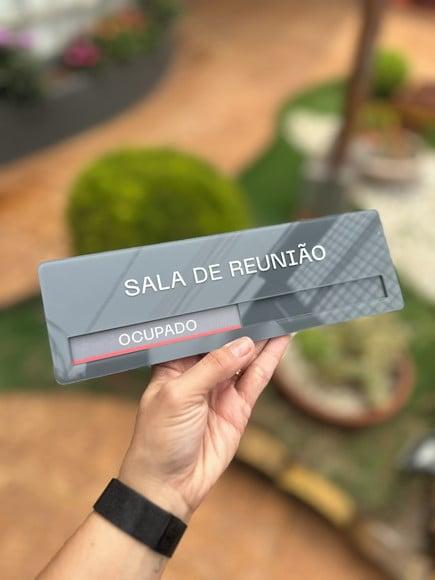 Placa Identificação Porta - Livre Ocupado