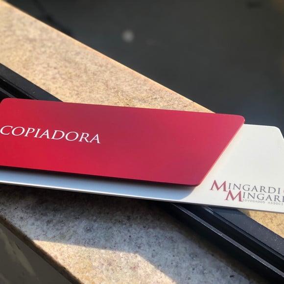 Placa para Identificação de Sala - Modelo Onix