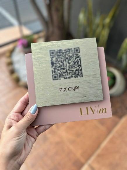 Placa Pix Personalizada