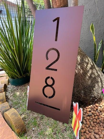 Placa Residencial - Número Casa 90x40