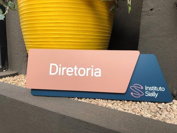 Placas de Identificação de Sala - Modelo Onix