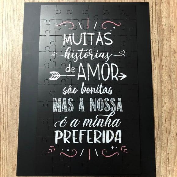 Quebra cabeça Muitas Histórias de Amor