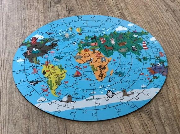 Quebra Cabeça Mapa Mundi