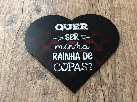 Tangram Quer ser minha rainha de copas