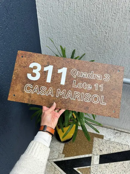 2 Algarismo Personalizado 50cm x 23,5cm + 1 Placa 15x 10cm