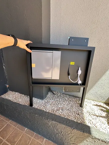 Algarismo Acm + Inox +caixa Correio e Pé para Jardim