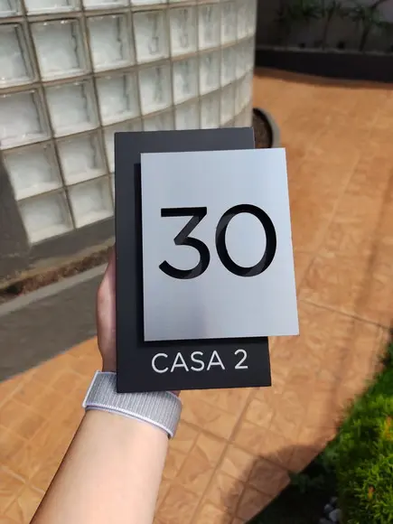 Algarismo Apartameno Formato Personalizado