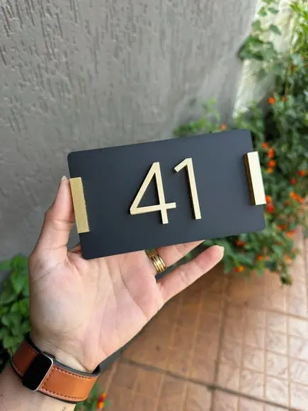 Algarismo Personalizado Apartamento 8x17