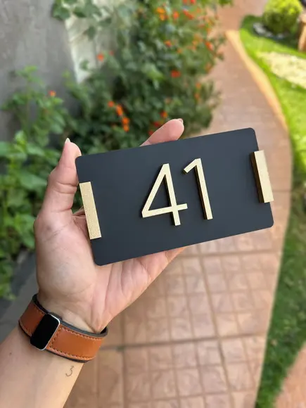 Algarismo Personalizado Apartamento 8x17