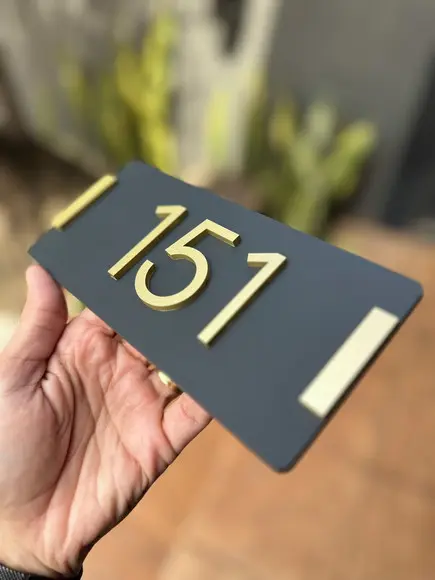 Algarismo Personalizado Apartamento 8x17