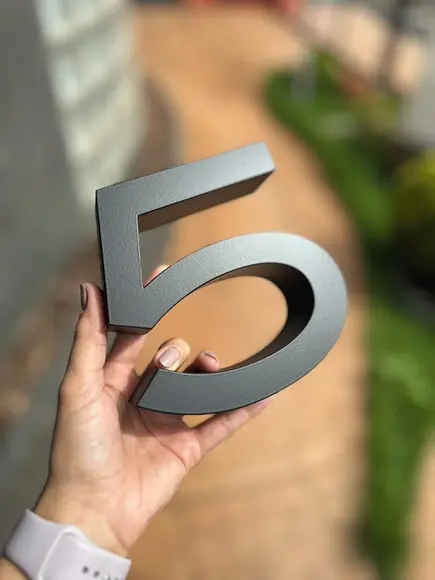 Algarismo Personalizado Galvanizado