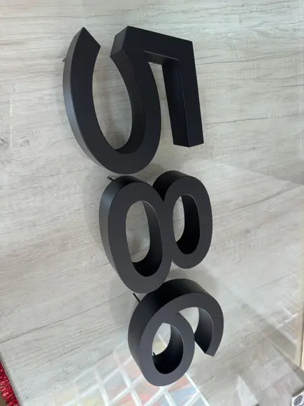 Algarismo Personalizado Galvanizado