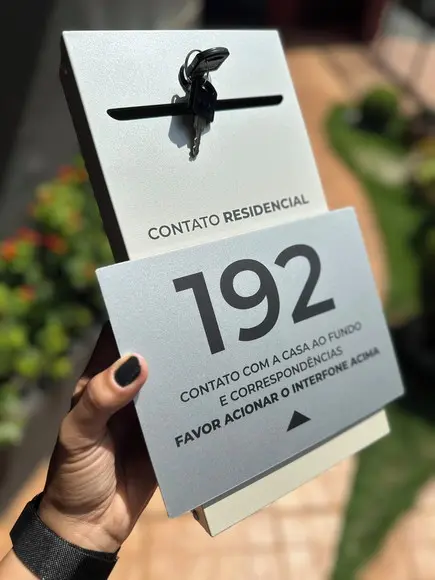 Algarismo Residencial Acm + Caixa de Correio