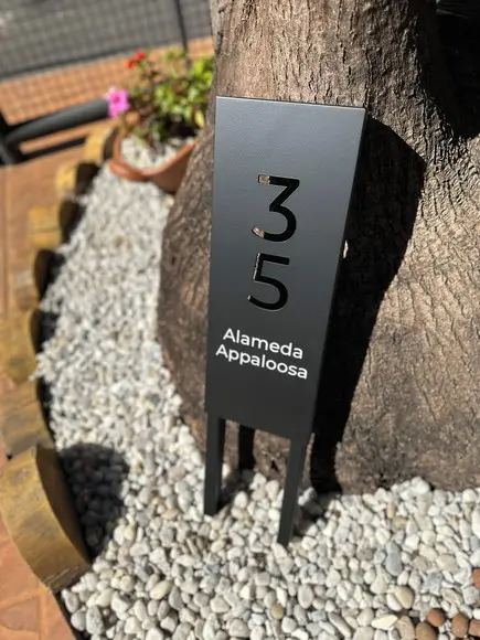 Algarismo Residencial Estruturado - para Jardim 15x40