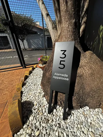 Algarismo Residencial Estruturado - para Jardim 15x40
