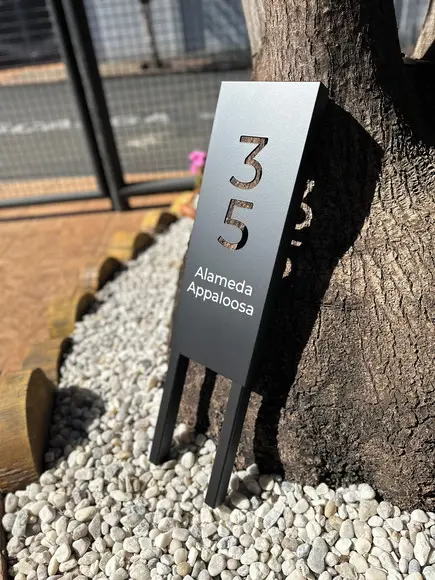 Algarismo Residencial Estruturado - para Jardim 15x40