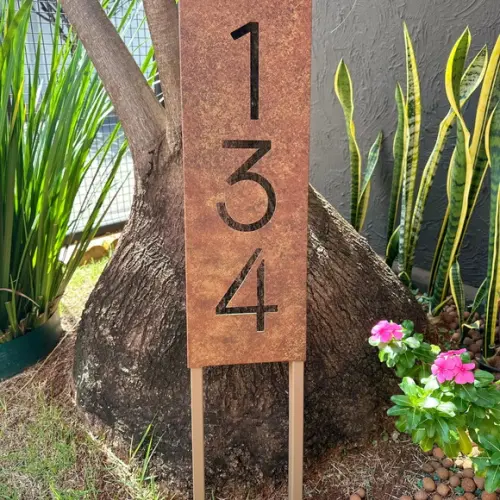 Algarismo Residencial Estruturado - para Jardim 20x60