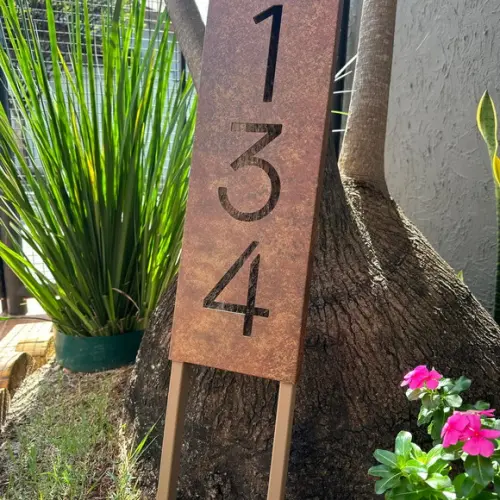 Algarismo Residencial Estruturado - para Jardim 20x60