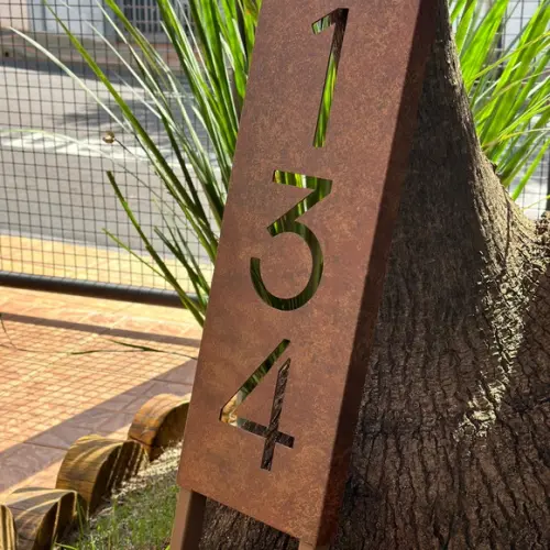 Algarismo Residencial Estruturado - para Jardim 20x60