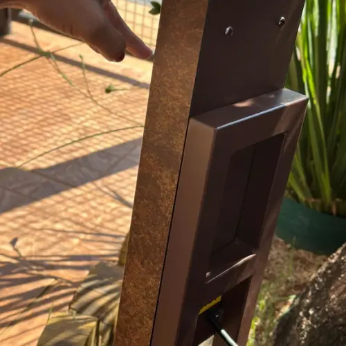Algarismo Residencial Estruturado com Led para Jardim 15x40