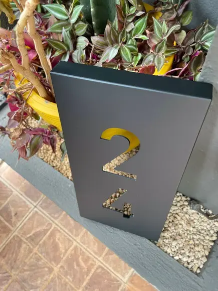 Algarismo Residencial Estruturado Metalon - 2 Dígitos 20x40