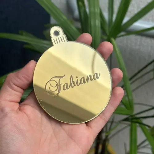Bolas Enfeite de Natal Personalizado