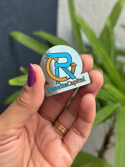 Broche Personalizado Seu Logo Fechamento Ímã