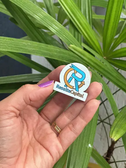 Broche Personalizado Seu Logo Fechamento Ímã