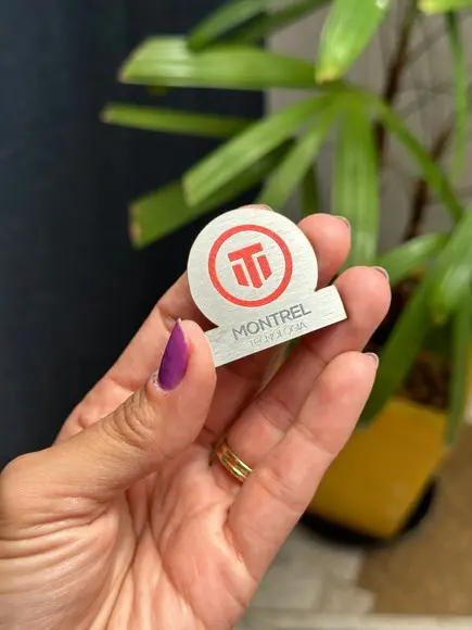 Broche Personalizado Seu Logo Fechamento Ímã